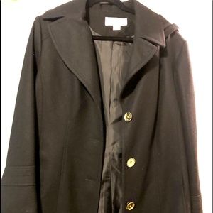 Michael Kors Wool Hooded Jacket Size 18